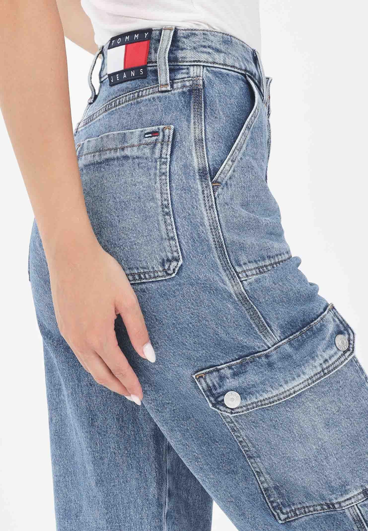 TOMMY JEANS Jeans cargo Claire in denim da donna DW0DW204791A5  TOMMY JEANS 