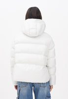 PINKO Piumino bianco da donna con logo 101602A2P6 Z07 PINKO 