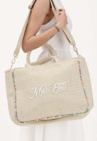 MARC ELLIS Borsa mare Buby L Indy26 panna da donna con finitura leggermente brillante BUBY-L-INDY26 02 MARC ELLIS 