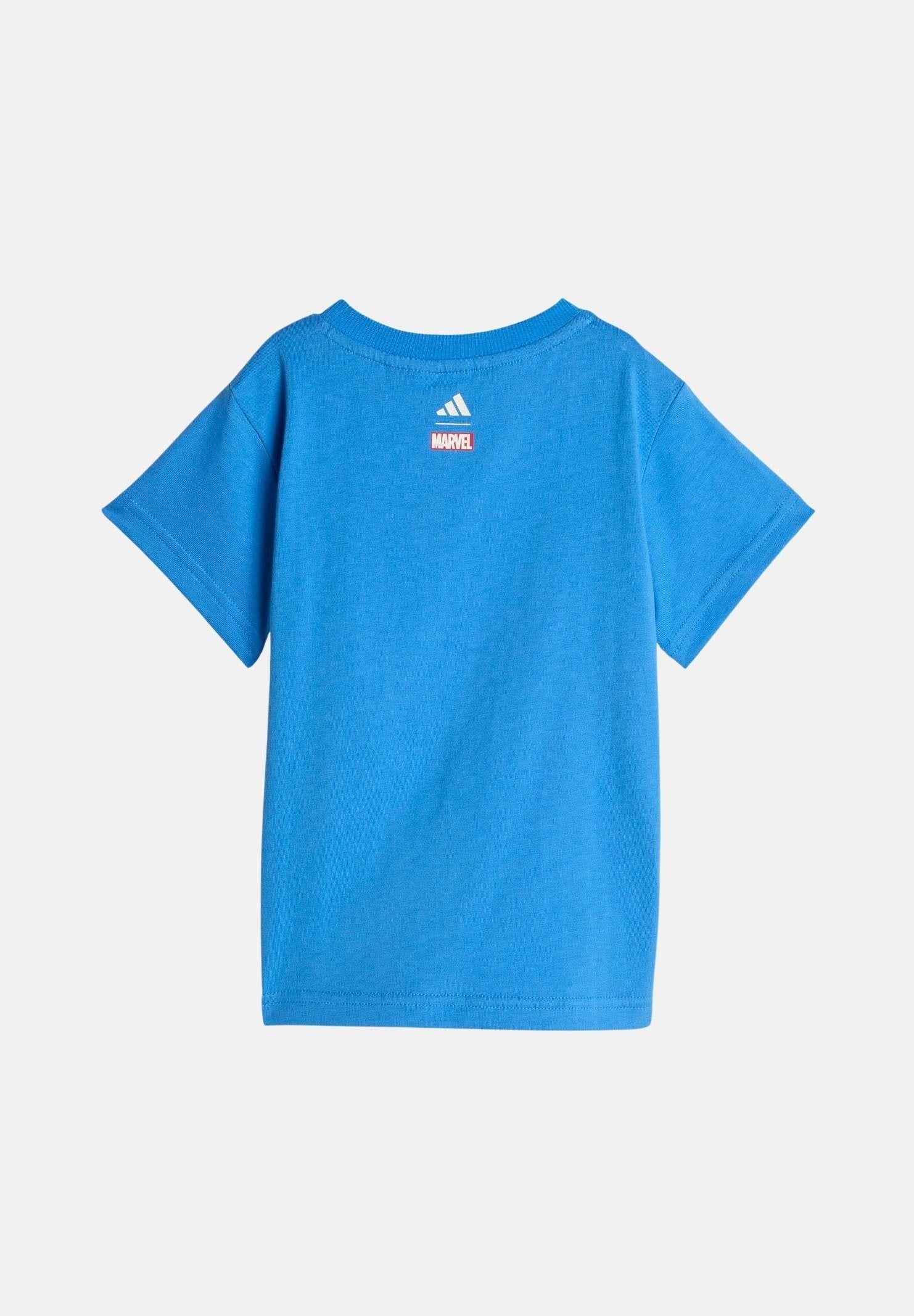 ADIDAS PERFORMANCE Completino Marvel Avengers azzurro da neonato JZ3552 . ADIDAS PERFORMANCE 