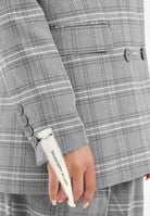 MAR DE MARGARITAS Giacca doppiopetto Norah grigia da donna MMABW01415 GR00 Mar de margaritas 