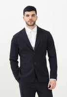 ARMANI EXCHANGE Giacca monopetto blu da uomo XM000345AF10897 UB101 ARMANI EXCHANGE 