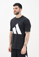 ADIDAS PERFORMANCE T-shirt a manica corta Essentials Big Logo nera da uomo JE8945 . ADIDAS PERFORMANCE 