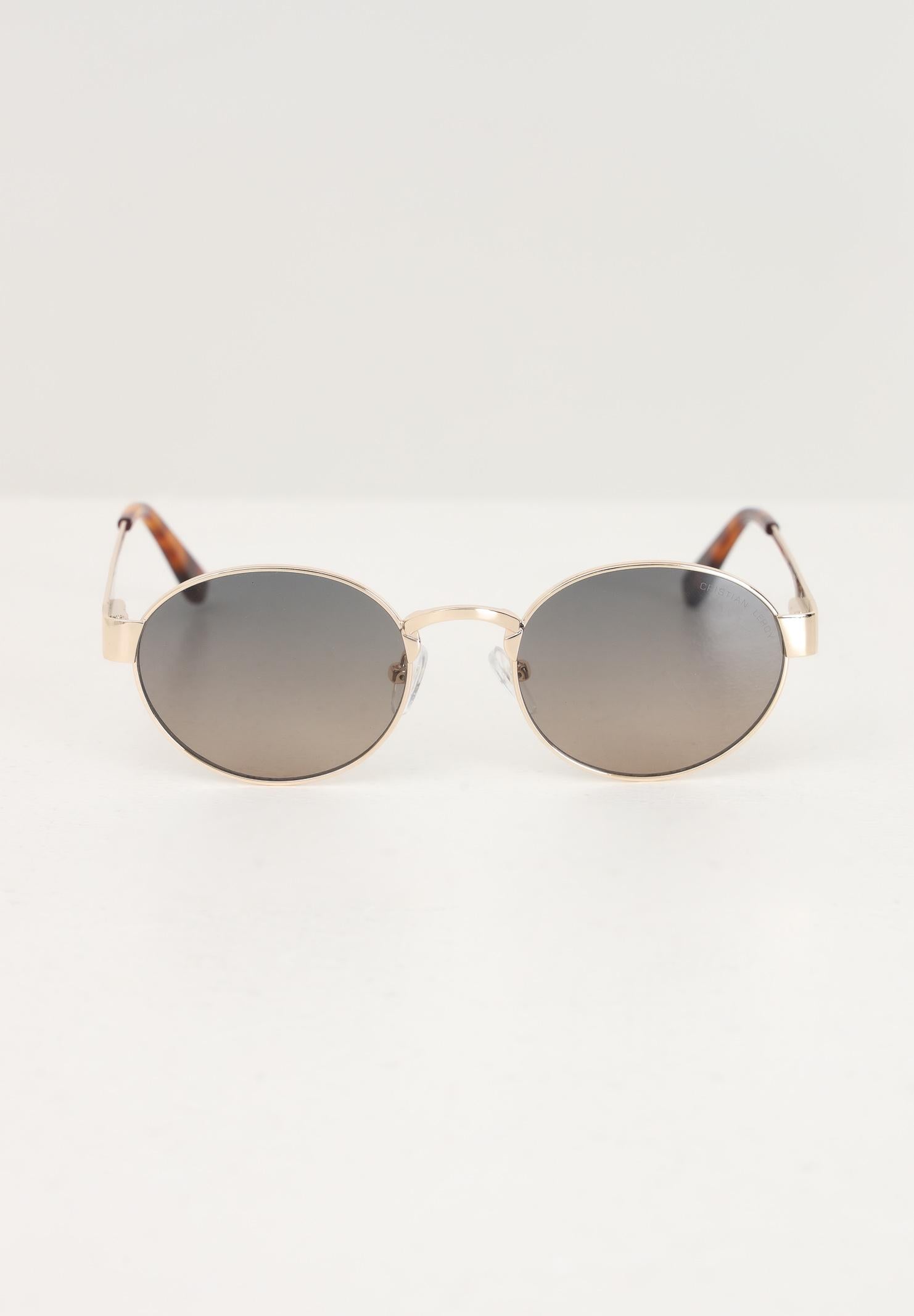 Occhiali da sole oro per uomo e donna dallo stile vintage 2114 04 CRISTIAN LEROY 