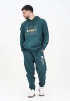 PUMA Pantalone sportivo verde da uomo con stampa logo 688192 75 PUMA 