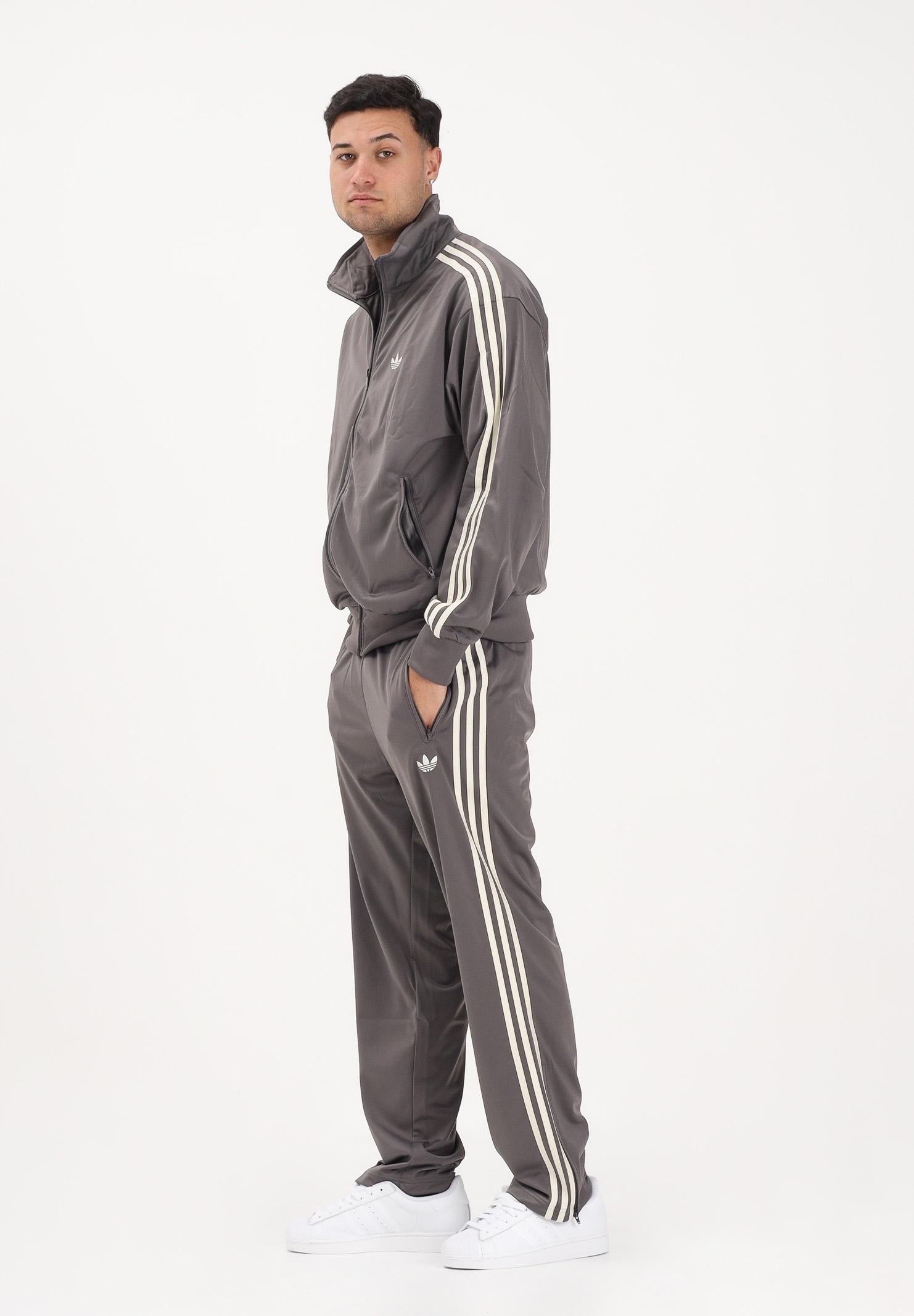 ADIDAS ORIGINALS Pantalone sportivo Firebird grigio e panna da uomo KE1650 . ADIDAS ORIGINALS 