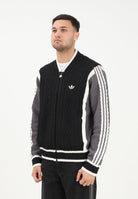 ADIDAS ORIGINALS Cardigan RETRO REMIX nero da uomo KS5437 . ADIDAS ORIGINALS 