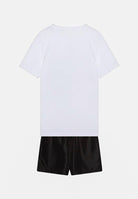 CONVERSE Completino bianco e nero per bambino e bambina con stampa logo 8CH259 023 CONVERSE 