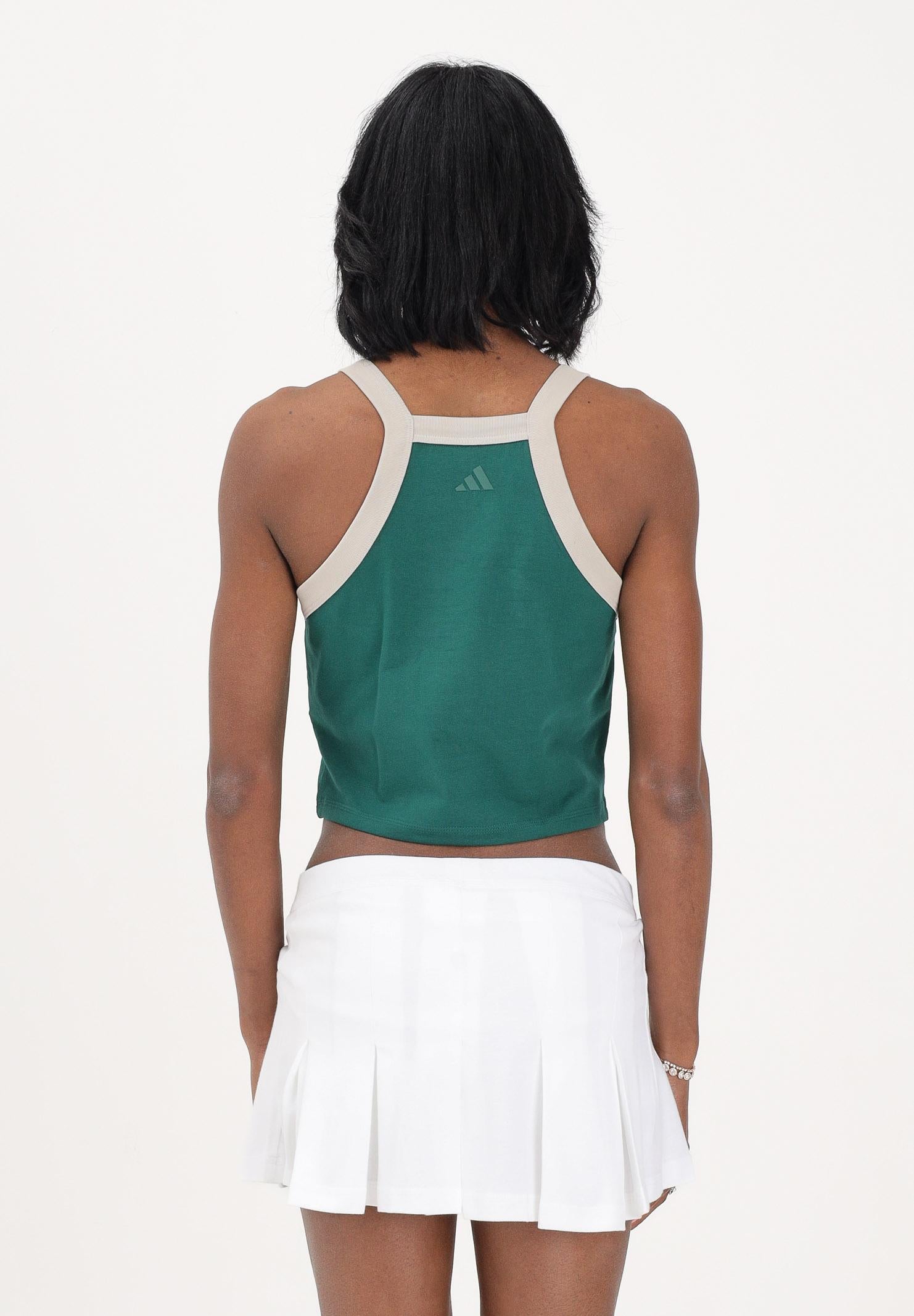 ADIDAS PERFORMANCE Canotta Seasonal Essentials Colorpop verde da donna JZ0195 . ADIDAS PERFORMANCE 