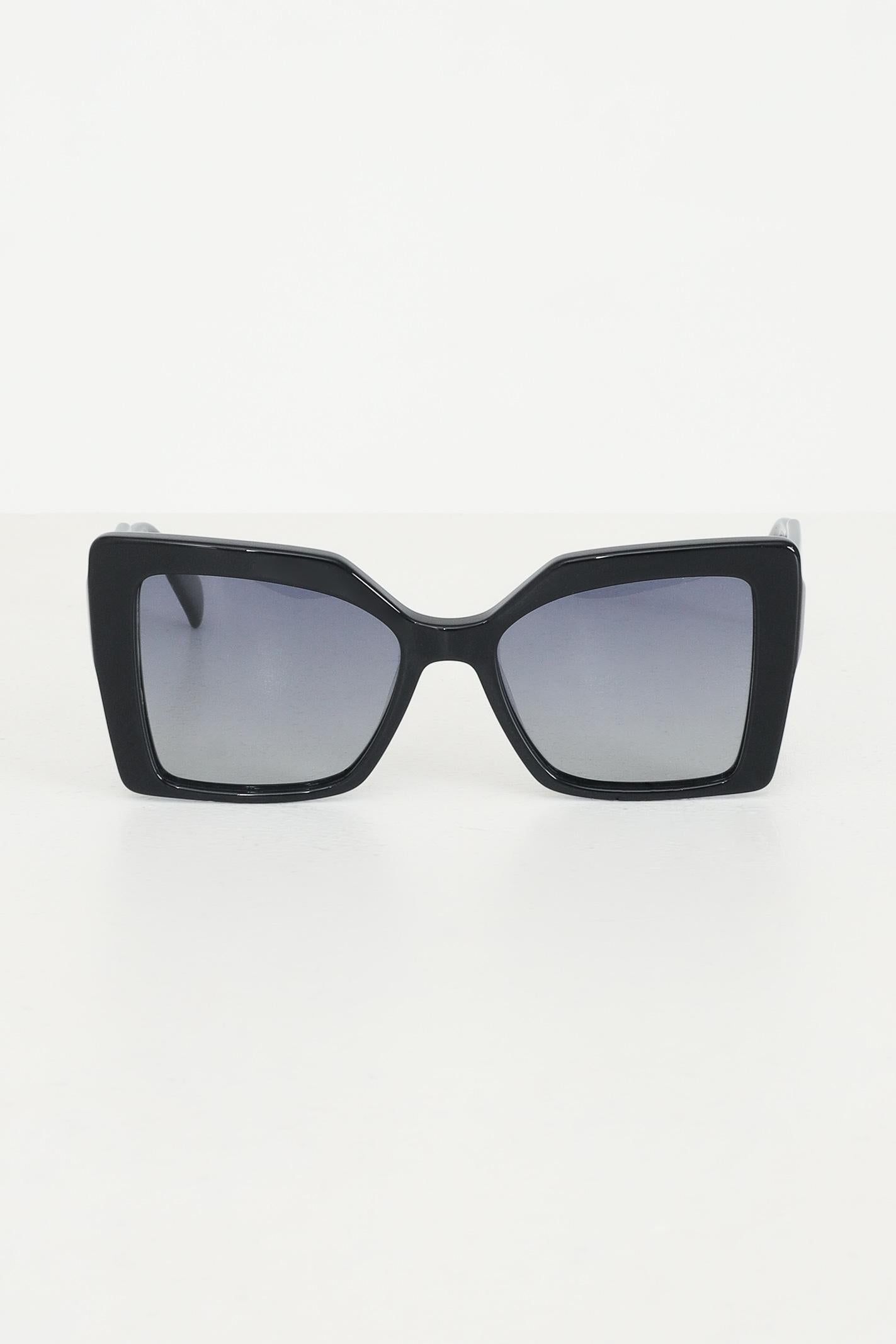 Occhiali da sole neri da donna con montatura squadrata 700224 01 CRISTIAN LEROY 