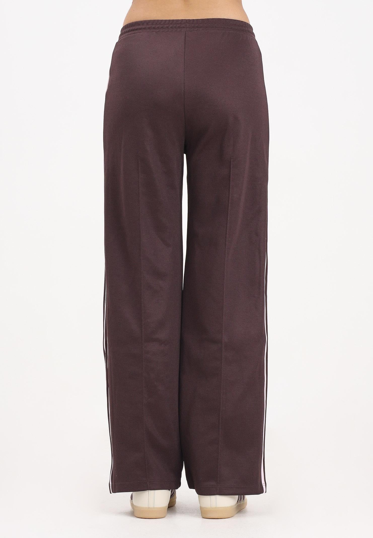 ADIDAS ORIGINALS Pantalone sportivo adicolor Classic Firebird Loose marrone e rosa da donna IR6093  ADIDAS ORIGINALS 