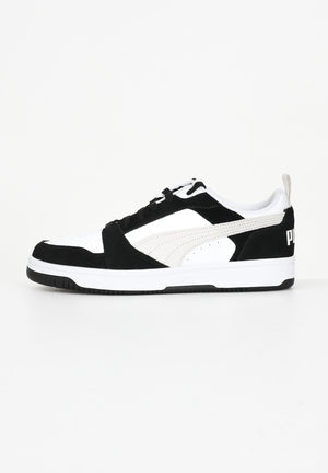 PUMA Sneakers Rebound V6 bianche e nere da uomo 402262 01 PUMA 