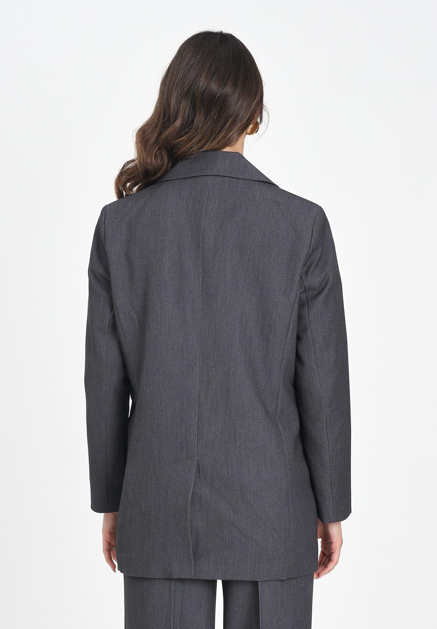 ONLY Giacca monopetto grigia da donna 15318088 DarkGreyMel ONLY 