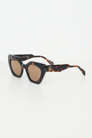 CRISTIAN LEROY Occhiali da sole marroni da donna con montatura cat-eye 700233 03 CRISTIAN LEROY 