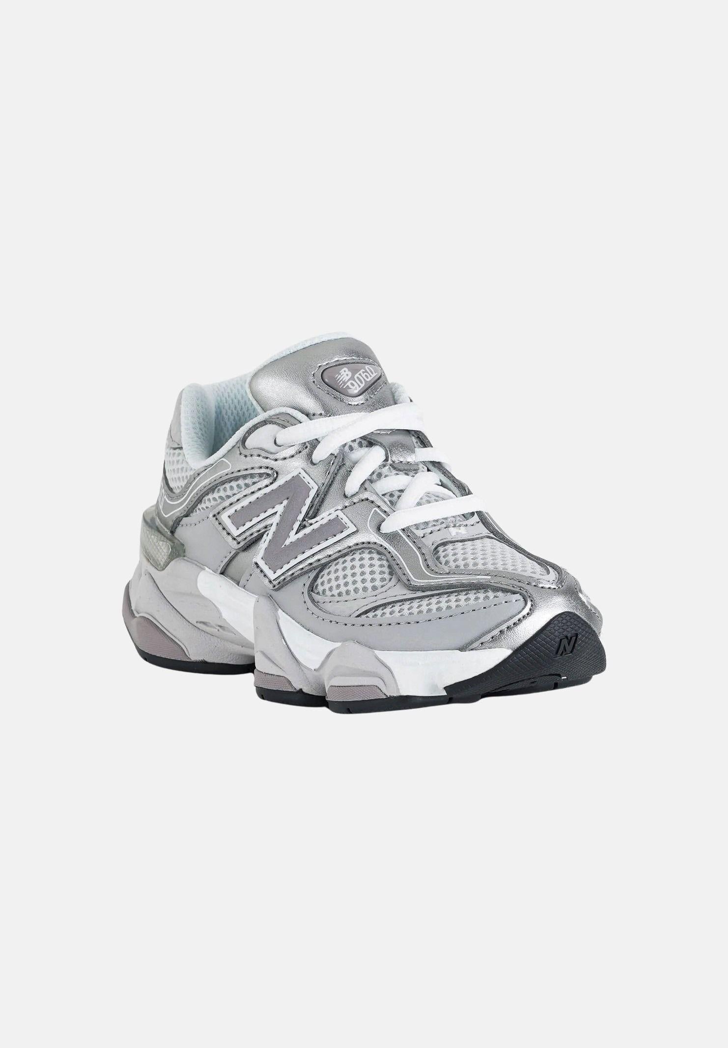 NEW BALANCE Sneakers 9060 Lace argento per bambino e bambina P90609XP . NEW BALANCE 