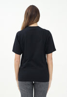 DSQUARED2 T-shirt a manica corta nera per donna, ragazzi e bambini con logo Maple Leaf DQ2770D0015 DQ900 DSQUARED2 