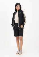 PALM ANGELS Shorts sportivo nero per donna, ragazzi e bambini con logo PBCL001S26FAB001 110 PALM ANGELS 