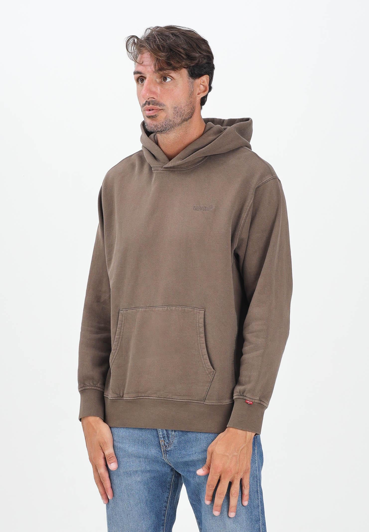 LEVI'S® Felpa con cappuccio Authentic marrone da uomo A8435-0033 . LEVI'S® 