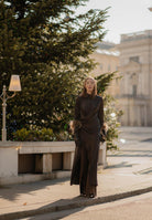 SANTAS Abito lungo DIVINE marrone da donna PV2614 MA SANTAS 