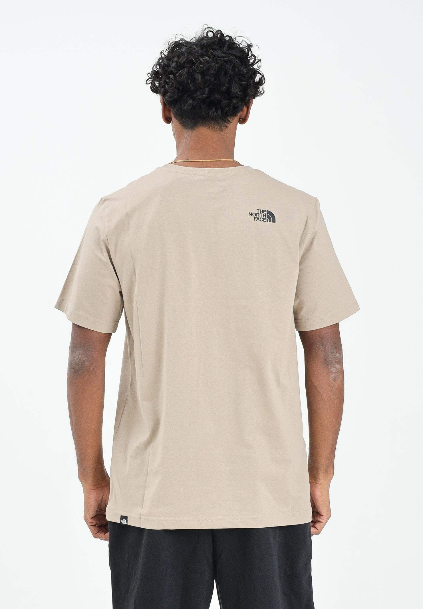 THE NORTH FACE T-shirt a manica corta Fine beige da uomo NF0A8A6MBOX1 . THE NORTH FACE 