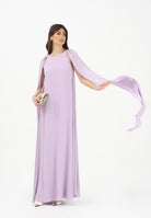 ALMA SANCHEZ Abito lungo Attia color lavanda da donna AS26074G LA ALMA SANCHEZ 