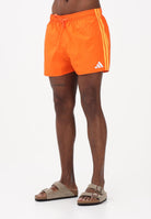 ADIDAS PERFORMANCE Shorts mare 3 STRIPES arancione da uomo KA4909 . ADIDAS PERFORMANCE 