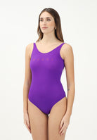 MARNI Costume intero viola per donna e bambina con stampa logo M01350M00M2 0M609 MARNI 