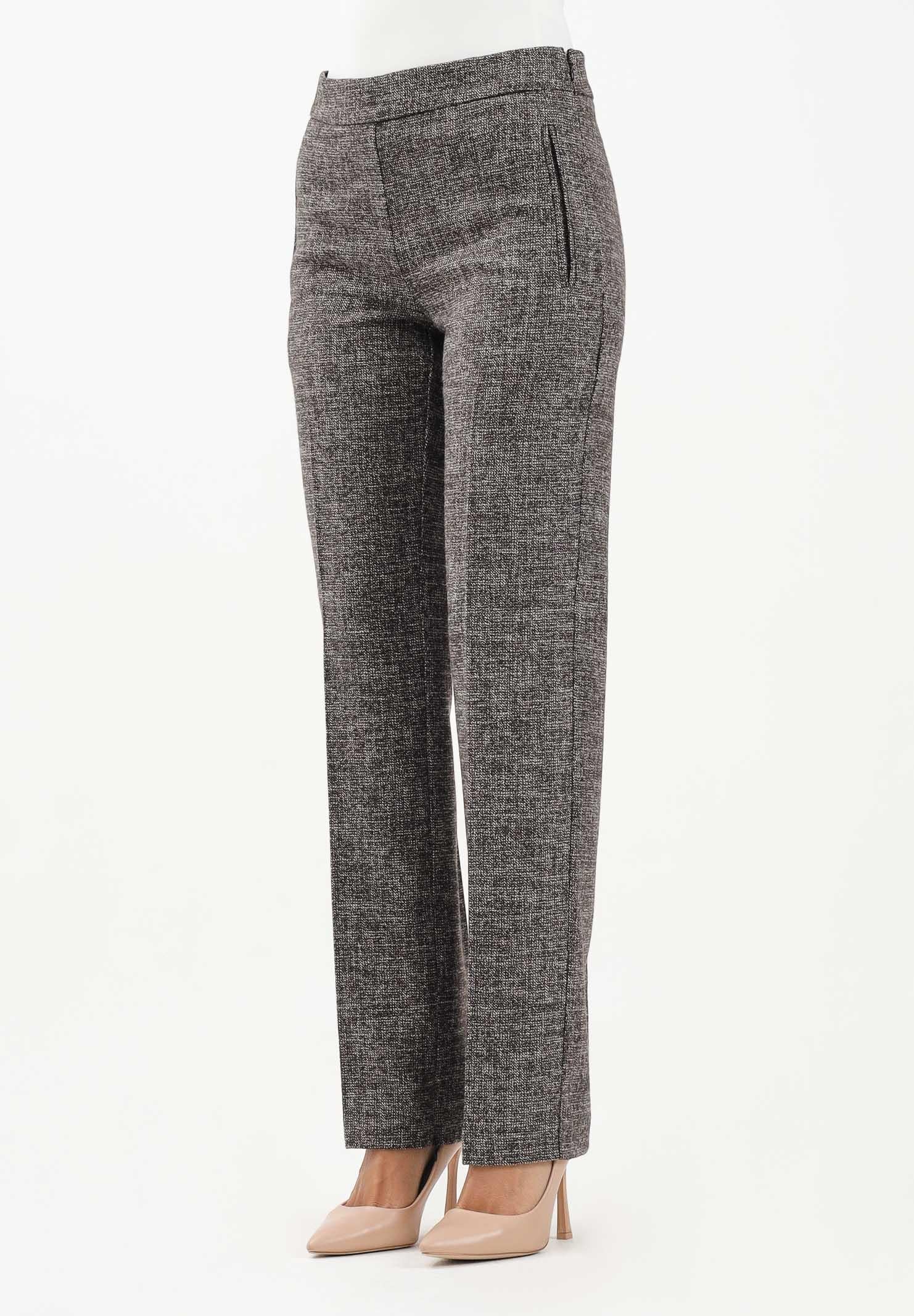 PINKO Pantalone marrone donna in flanella 105634A2SK ZM7 PINKO 