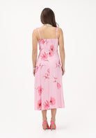 MAR DE MARGARITAS Abito midi Priscilla rosa da donna con stampa floreale MMABW01538 RO80 Mar de margaritas 