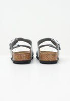 BIRKENSTOCK Ciabatte Arizona argento da bambina 1019400 . BIRKENSTOCK 