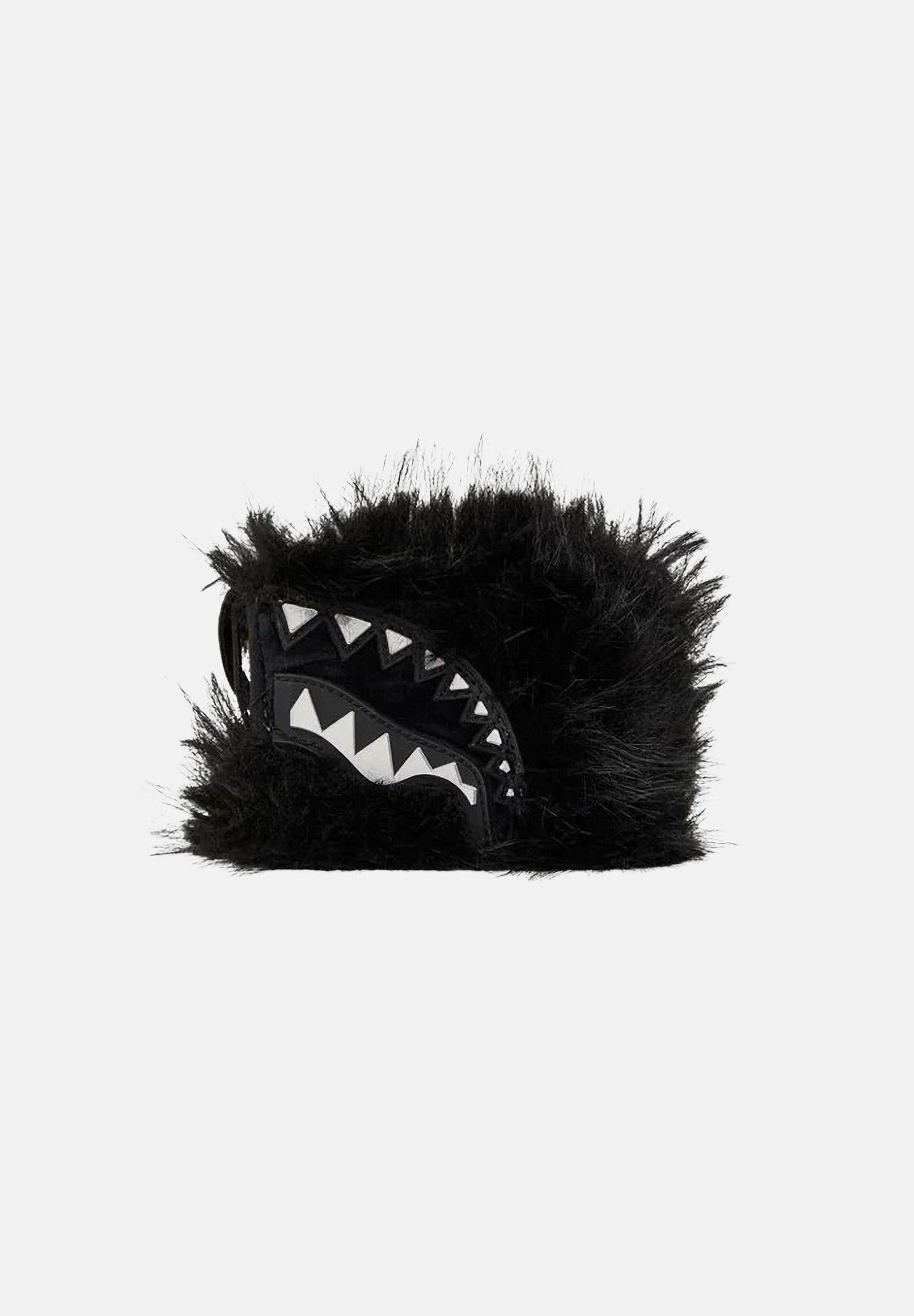 SPRAYGROUND Portafogli FUR CRAY BLACK WALLET nero da donna 910W8210NSZ . SPRAYGROUND 