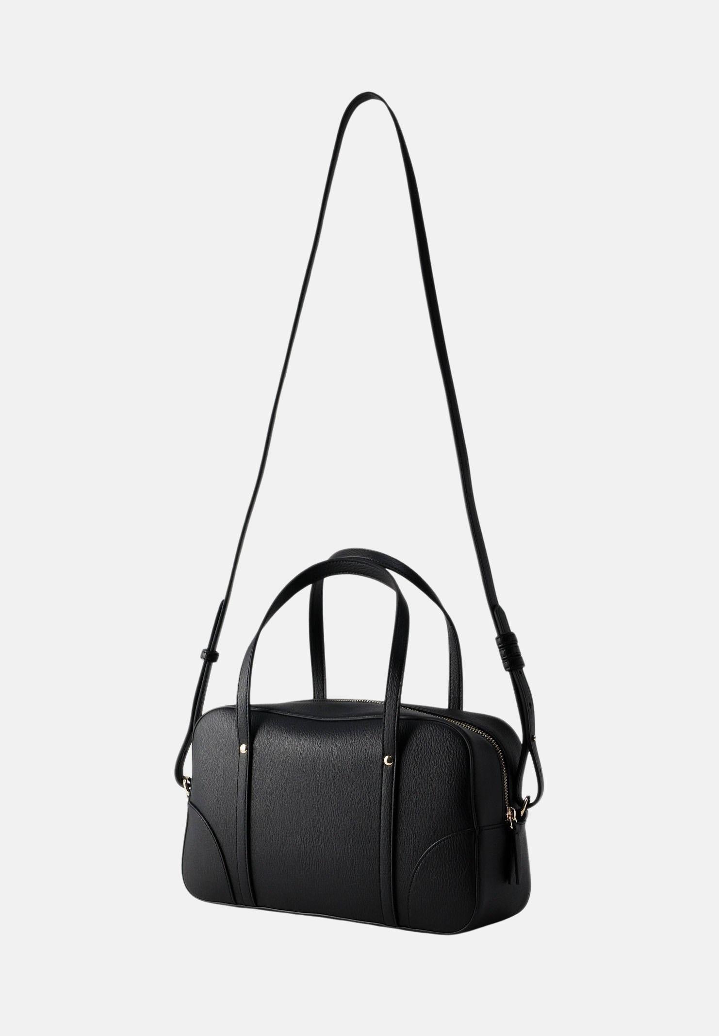 ARMANI EXCHANGE Borsa a mano nera da donna con fibbia logo XW002610AF15632 UC010 ARMANI EXCHANGE 