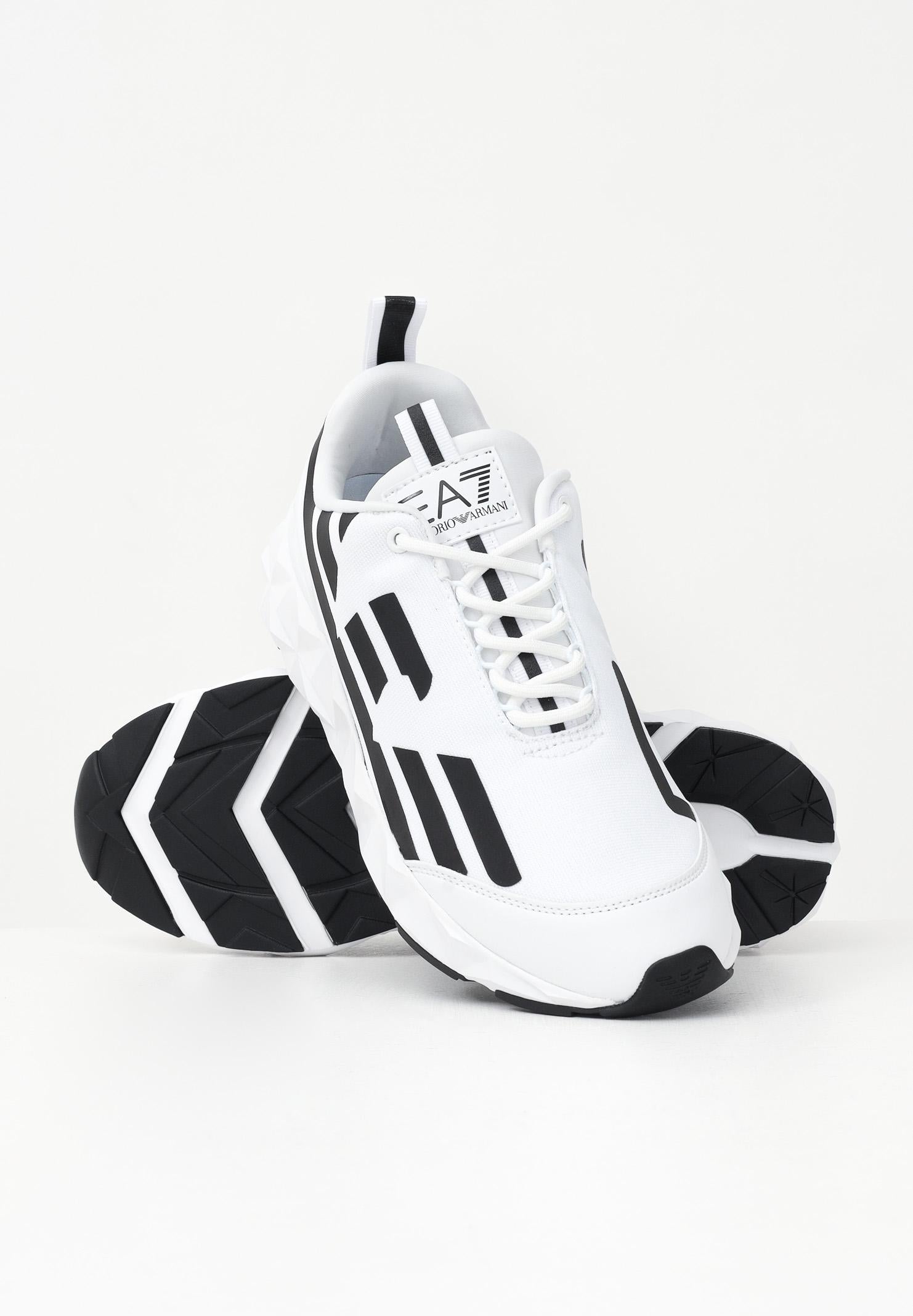 EA7 Sneakers bianche da uomo con stampa logo X8X217XK433 U026 EA7 