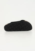 BIRKENSTOCK Ciabatte Arizona Shearling nere per uomo e donna 752663 . BIRKENSTOCK 