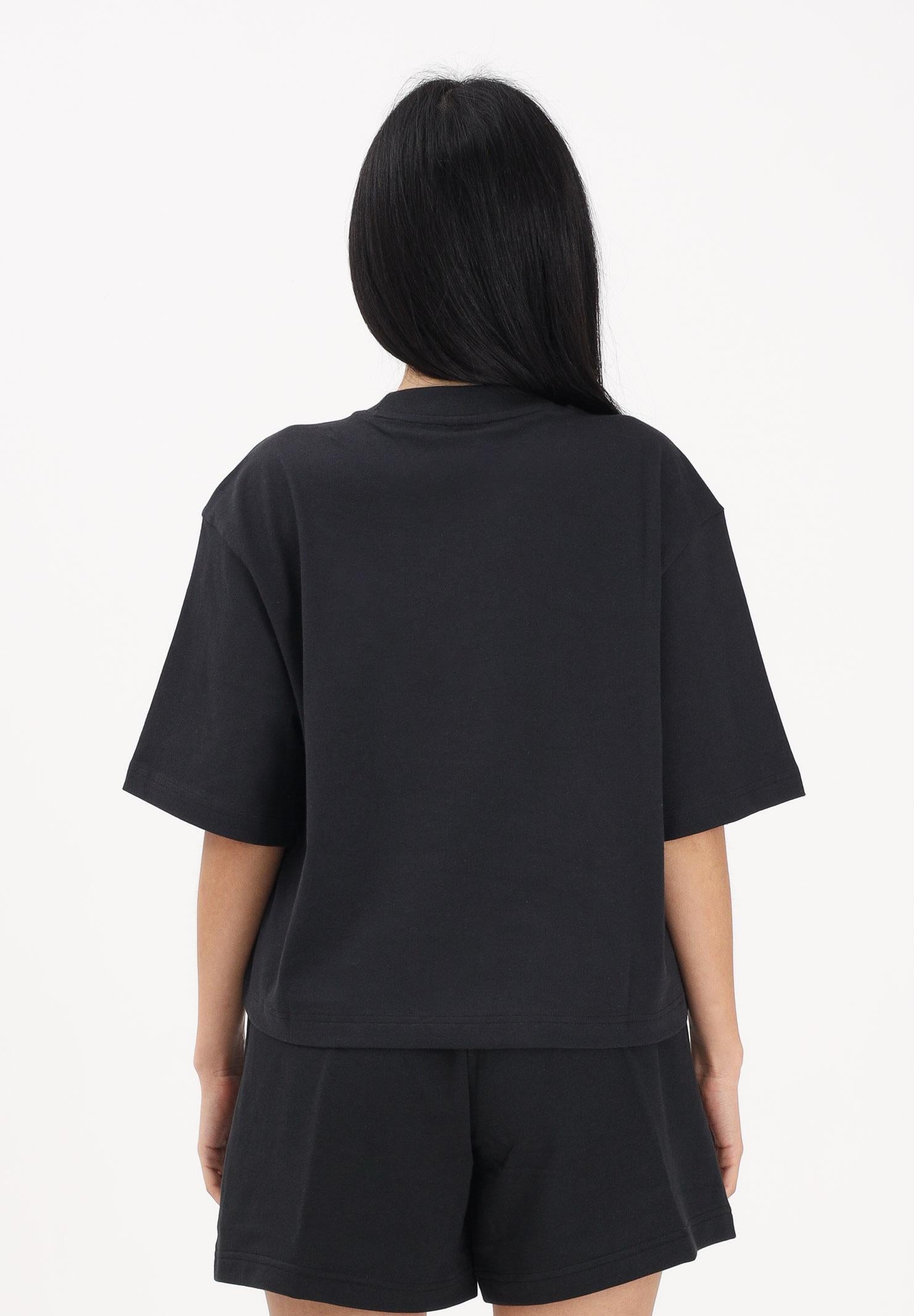 ADIDAS PERFORMANCE T-shirt a manica corta Essentials Big Logo Boyfriend nera da donna JG8736 . ADIDAS PERFORMANCE 