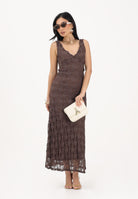 ONLY Abito lungo marrone da donna 15372795 SHBA ONLY 