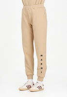MARNI Pantalone sportivo beige per donna, ragazzi e bambini con logo istituzionale M01218M00V0 0M715 MARNI 