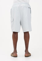ARMANI EXCHANGE Shorts cargo bianco e celeste da uomo con righe sottili XM002810AF22638 FB380 ARMANI EXCHANGE 