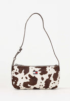 TOMMY JEANS Borsa a spalla MUST COW panna e marrone da donna AW0AW18061 0K6 TOMMY JEANS 