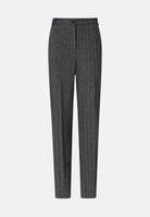 PINKO Pleione  pantaloni eleganti  a sigaretta in misto lana stretch multigrigio-rosa grigio, donna. 107264A3FF IN4 PINKO 