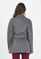 SIMONA CORSELLINI Cappotto corto grigio da donna A25CPCPV0301-C00180 V0742 SIMONA CORSELLINI 
