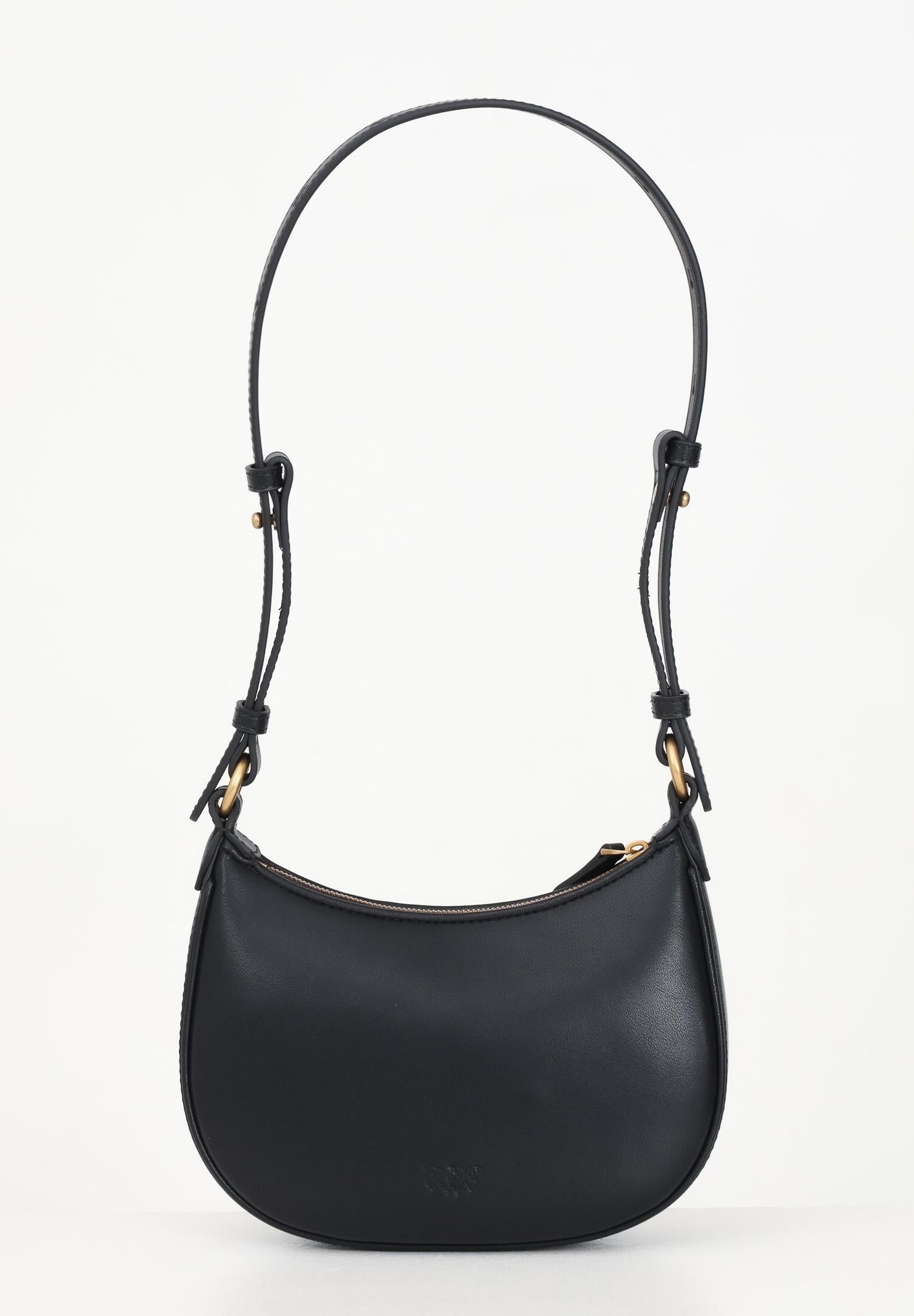 PINKO Borsa a spalla Half Moon nera da donna 103538A0F1 Z99Q PINKO 