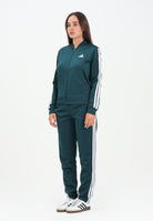 ADIDAS PERFORMANCE Tuta Essentials 3-Stripes verde da donna JX0505  ADIDAS PERFORMANCE 