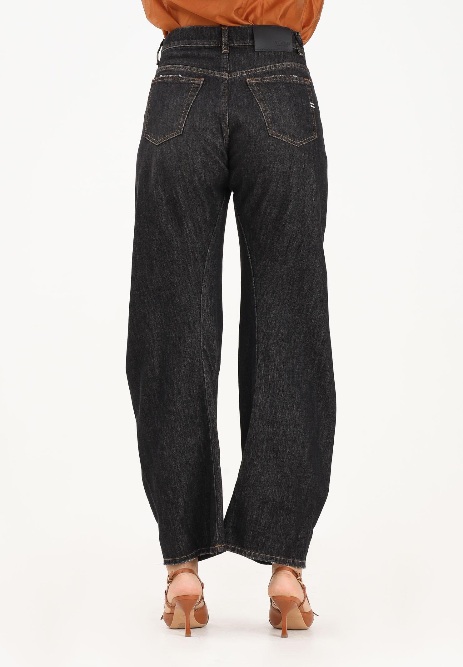 VICOLO Jeans Olly in denim nero da donna DF5284 NE VICOLO 
