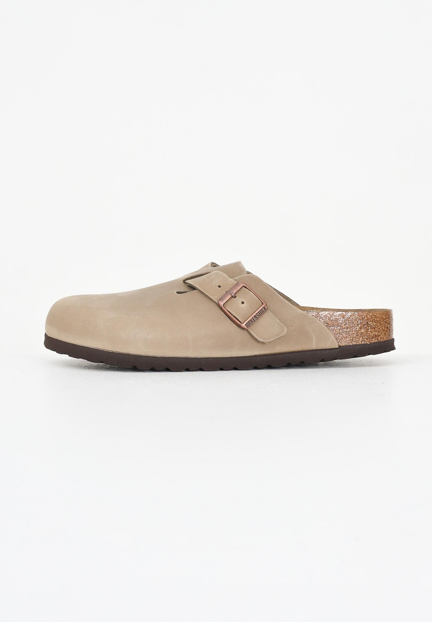 BIRKENSTOCK Ciabatte Boston tabacco brown per uomo e donna 960813 . BIRKENSTOCK 