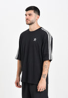 ADIDAS ORIGINALS T-shirt a manica corta Adicolor Oversized nera da uomo IZ1832  ADIDAS ORIGINALS 