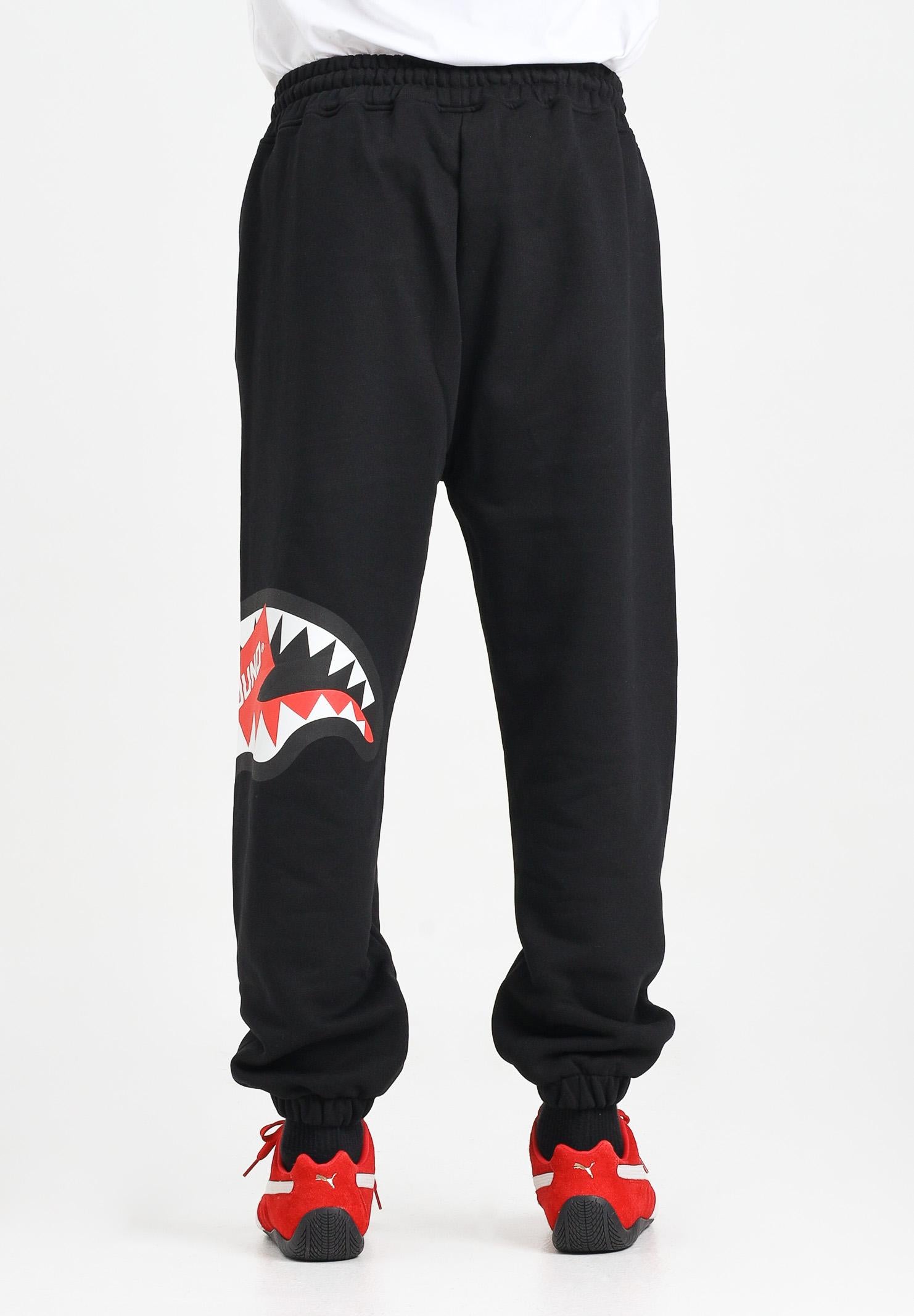 SPRAYGROUND Pantalone sportivo Smash Logo nero da uomo SP786GBLK  SPRAYGROUND 