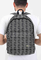 LACOSTE Zaino Neocroc Jacquard Motif nero per uomo e donna NU4871 R33 LACOSTE 