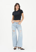LEVI'S Jeans Loose Boot in denim chiaro da donna con strappi 005DO-0009 . LEVI'S® 