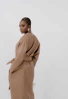 ALMA SANCHEZ Trench Sabelle in ecopelle color cammello da donna AS2526077EP 122 ALMA SANCHEZ 